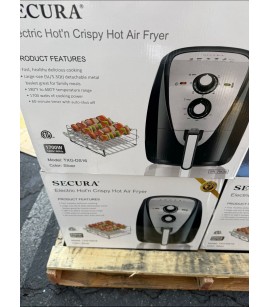 SECURA 5.3 Quart Air Fryer. 360 Units. EXW Los Angeles